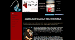 Desktop Screenshot of letstalkearz.com