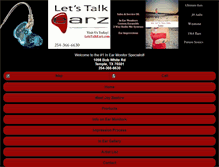 Tablet Screenshot of letstalkearz.com